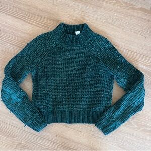 Forever 21 Teal Turtleneck Sweater